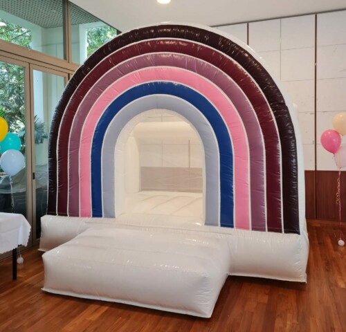 Rainbow Boho Bouncy Castle