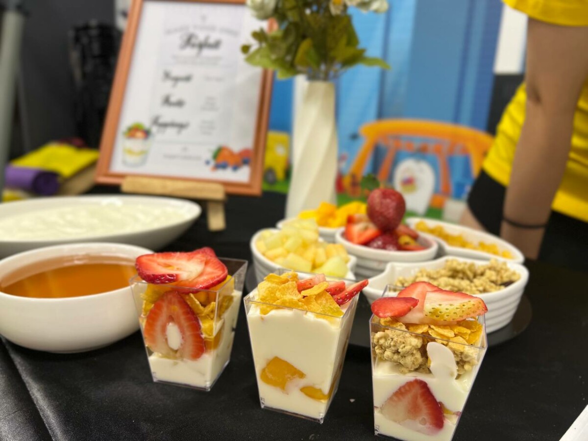 Yoghurt Parfait Live station With Fresh Fruits, Granola and More