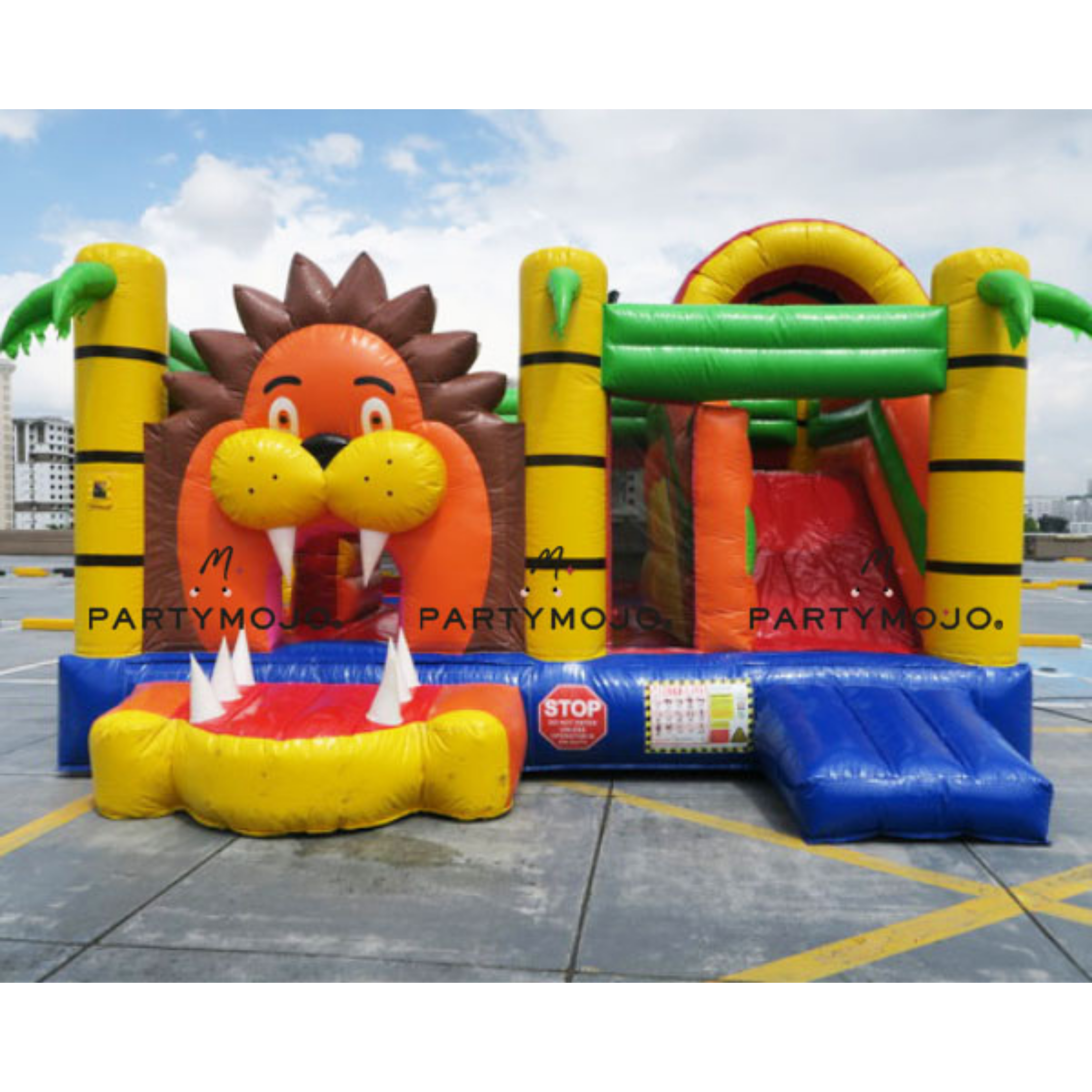 lion bouncy castle