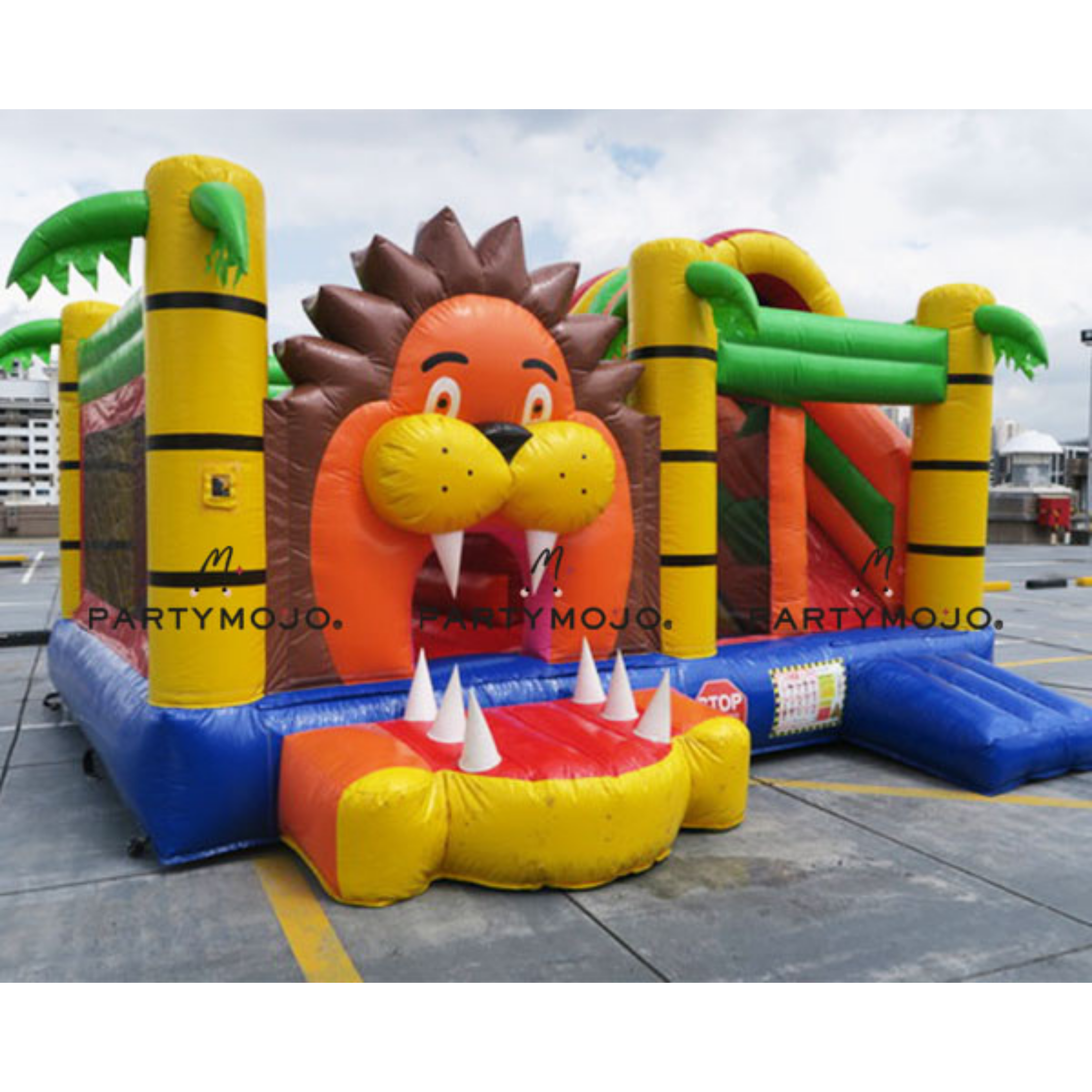 lion bouncy castle