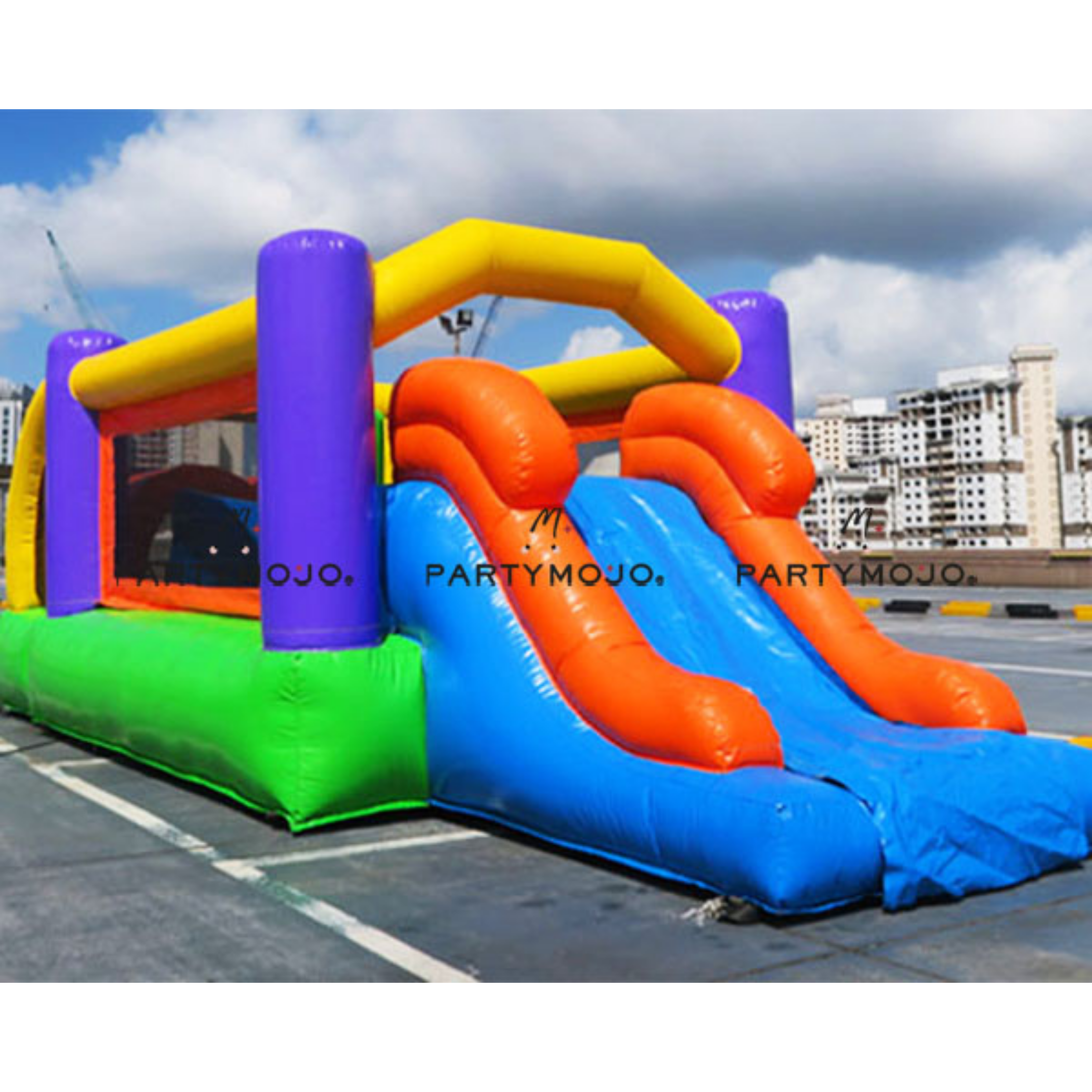 obstacle bouncy castle