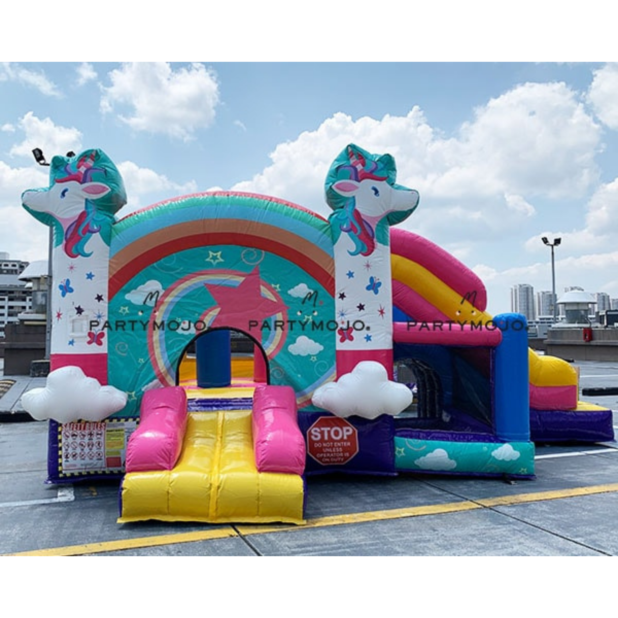 unicorn bouncy castle