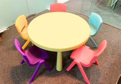 Kids table and chair rental