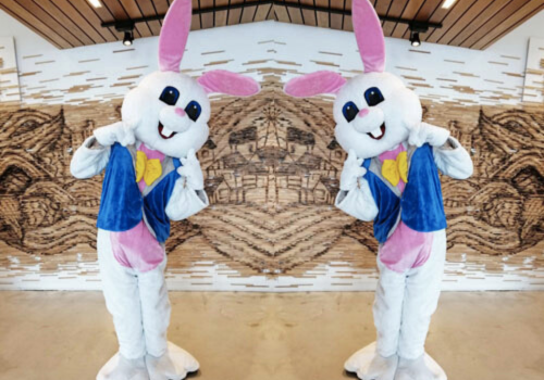 Easter Bunny mascot