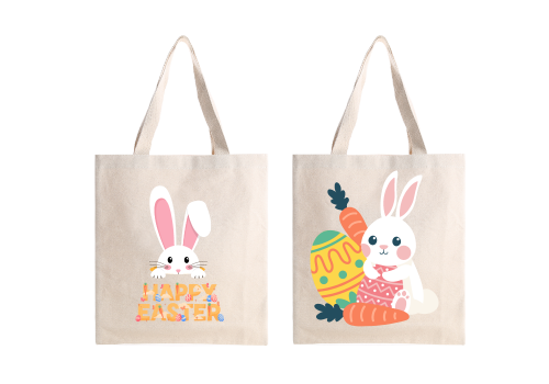 Easter Tote Bag painting