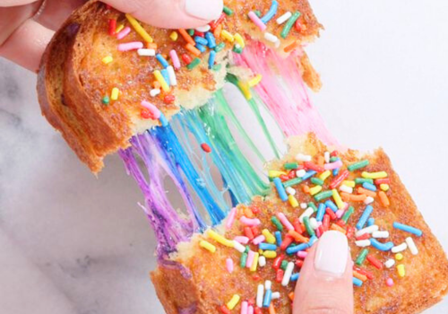 Rainbow Toast Station