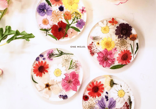 Flower Resin Coaster