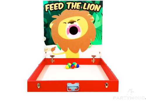 Feed the lion 3ft square tables