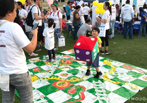 Giant Snakes & Ladders Entrance Arch