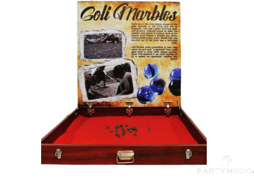 Goli Marbles 3½' x 2' long tables