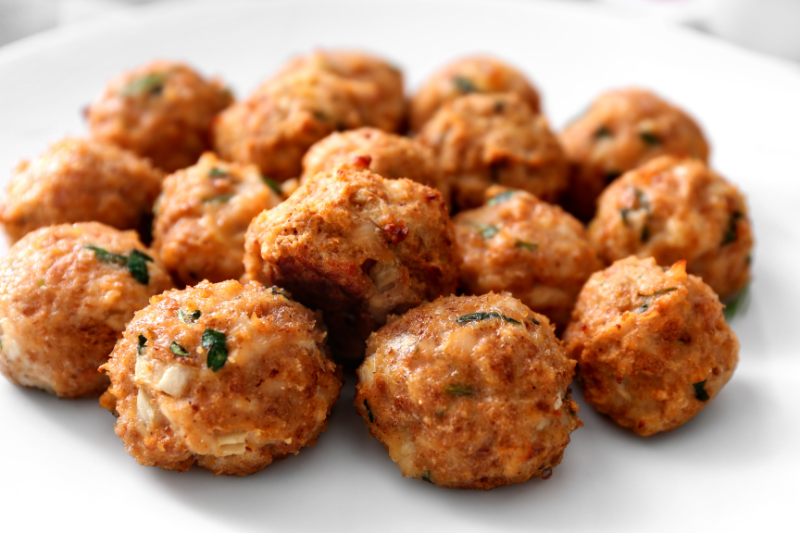 Cheesy Meatballs Cheesy Meatballs Live Station