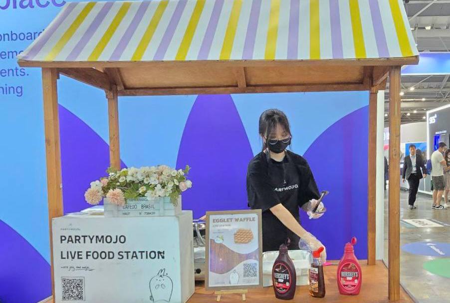 Egglet Waffle Live Station Egglet Waffle Live Station