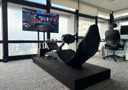 F1 Simulator with TV