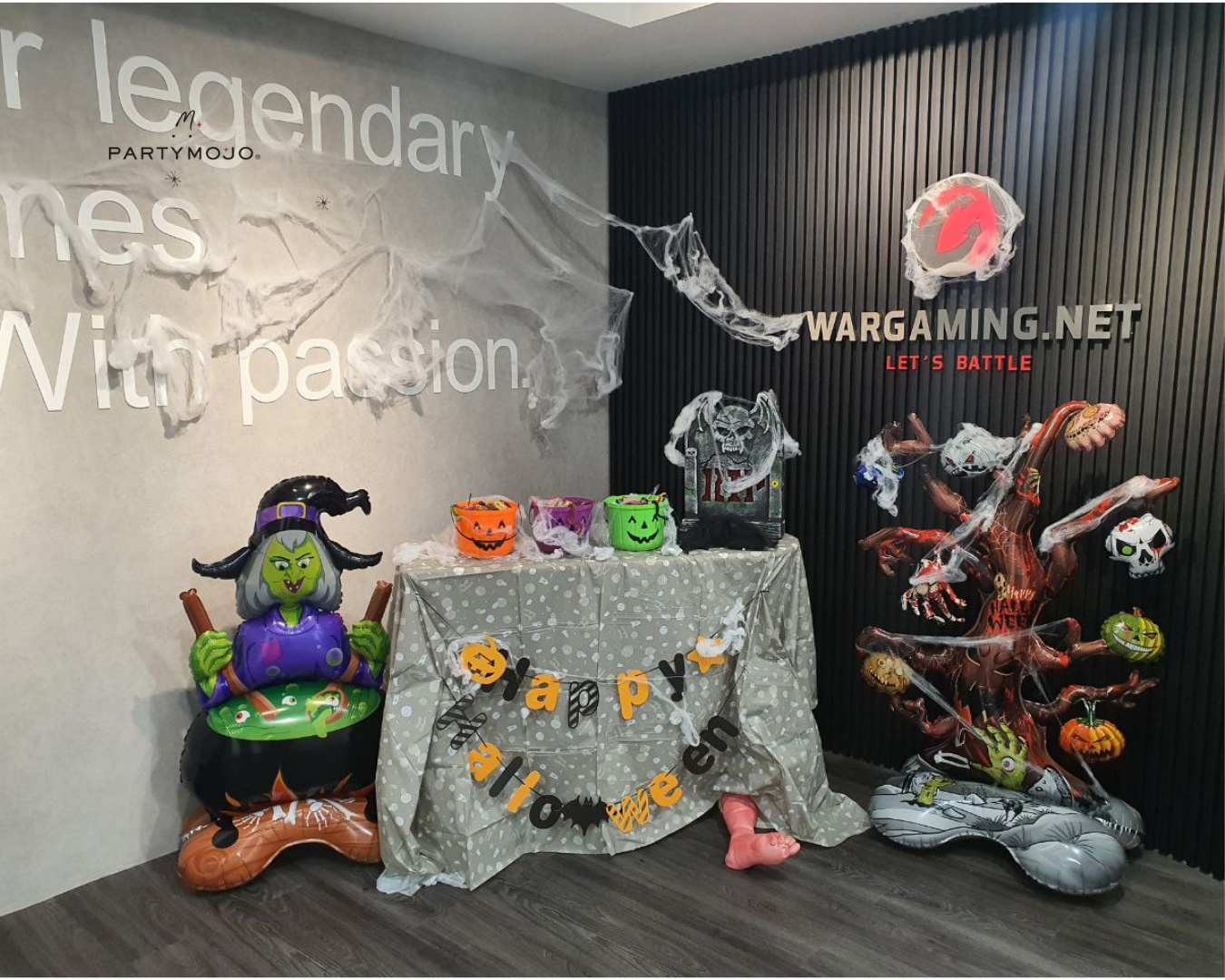 Corporate event decor Halloween