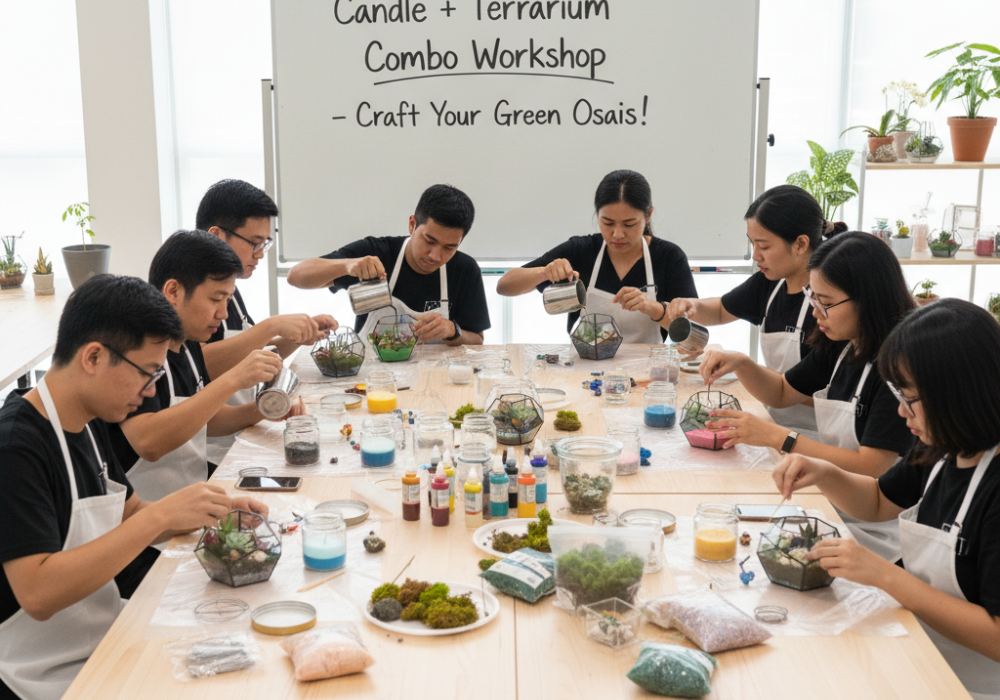 Candle + Terrarium Combo
