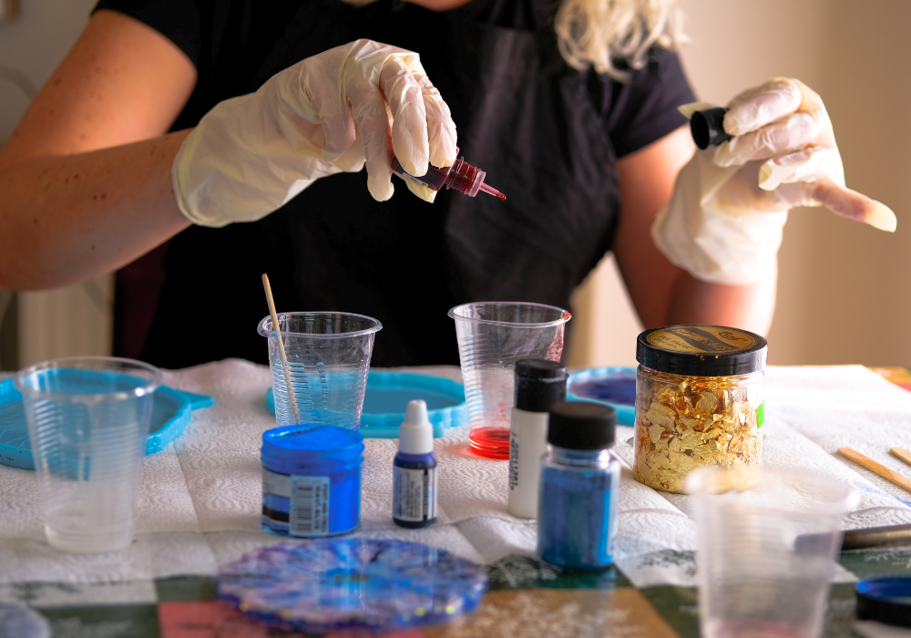 Floral Resin Coaster Workshop