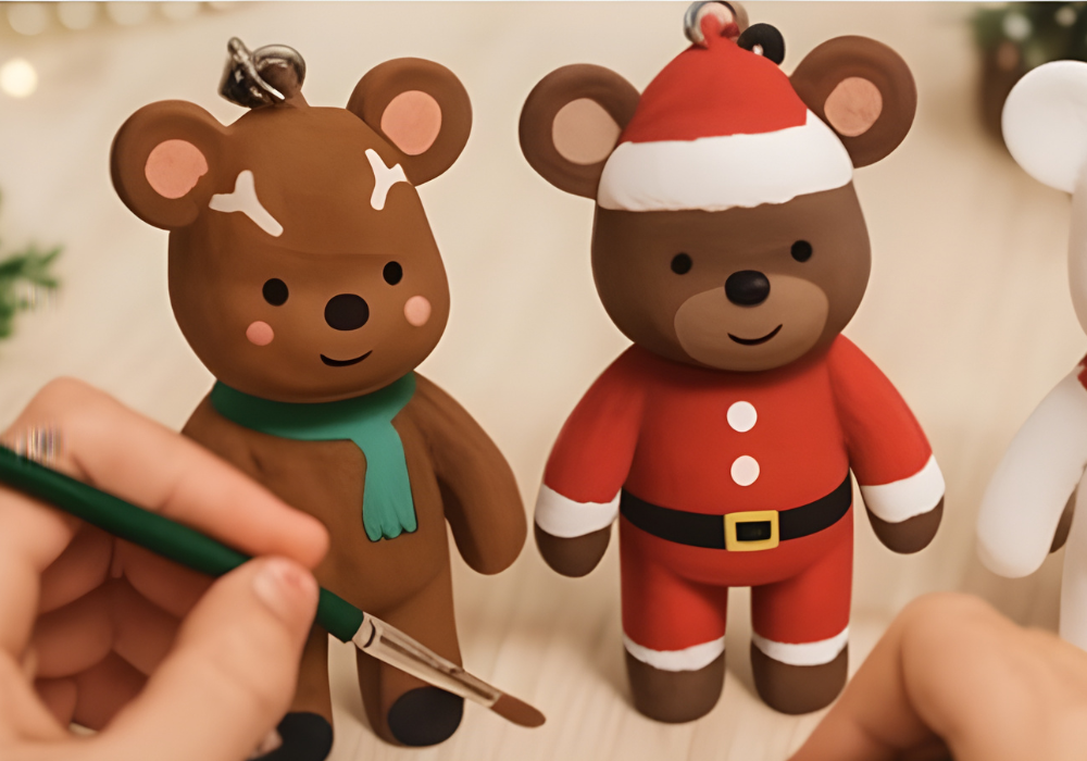Christmas Bear Painting
