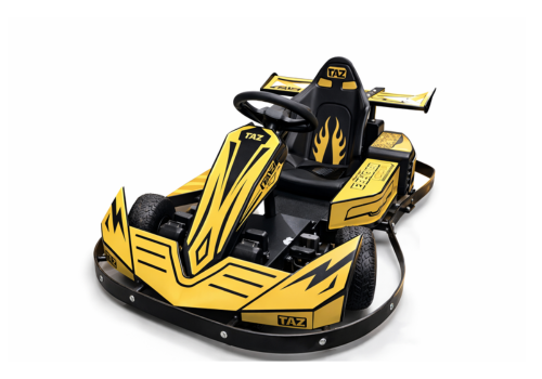 go kart yellow Stage Landscaping