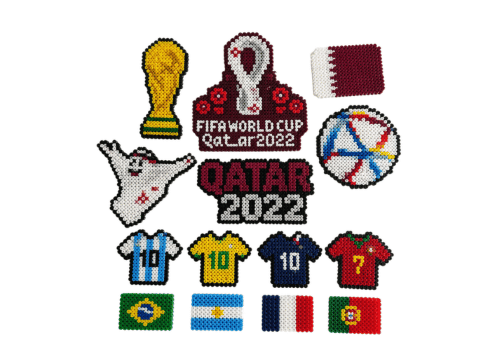 World cup hama beads