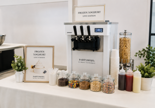 Frozen Yoghurt Live Station Singapore