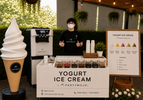 yoghurt parfait live station