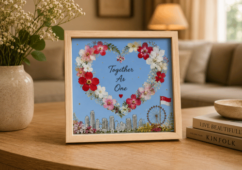 Garden City pressed flower