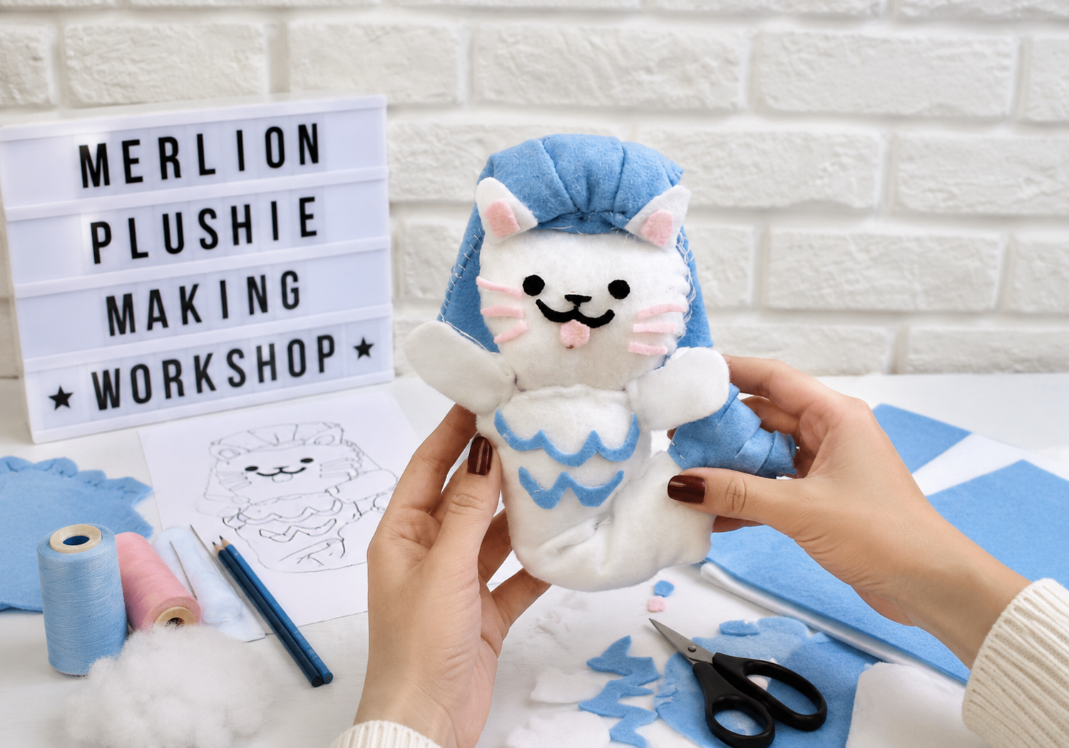Merlion Plushie Making Workshop