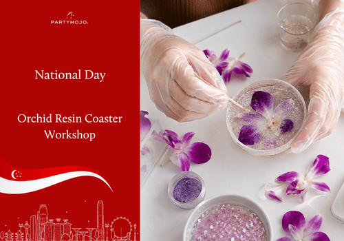 NDP Orchid Resin Coaster Workshop