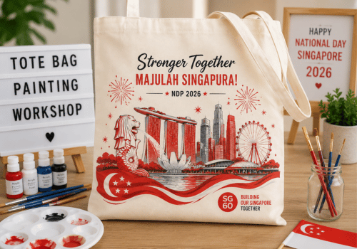 Tote Bag Painting with SG Skyline Workshop