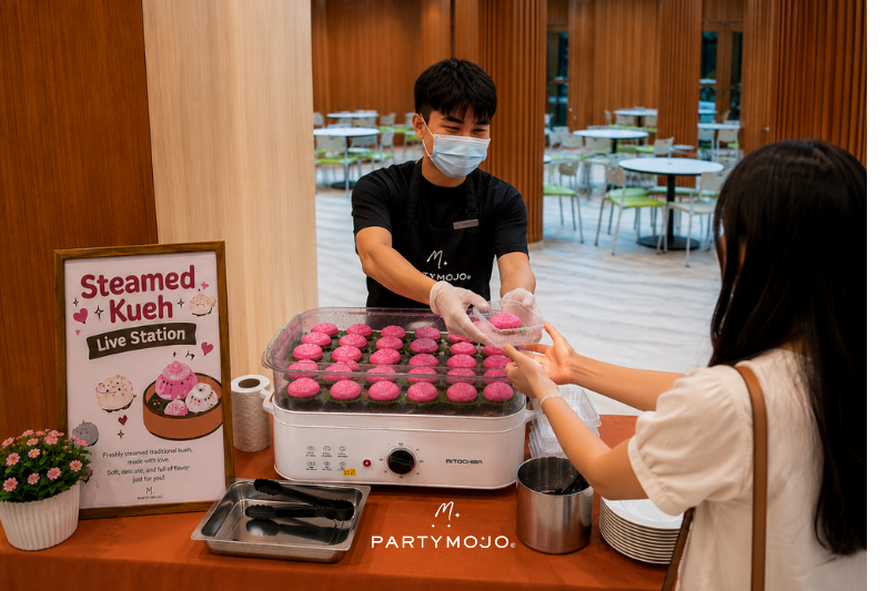 steam kueh Steamed Chinese Kueh Live Station