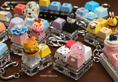 DIY Fidget Keycap Booth (2) Customised Fidget Keyboard Keychains Singapore