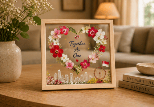 Garden City pressed flower