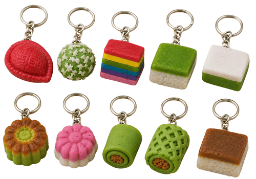 nyonya kueh keychain nyonya kueh keychain