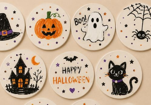 Halloween Coaster Painting