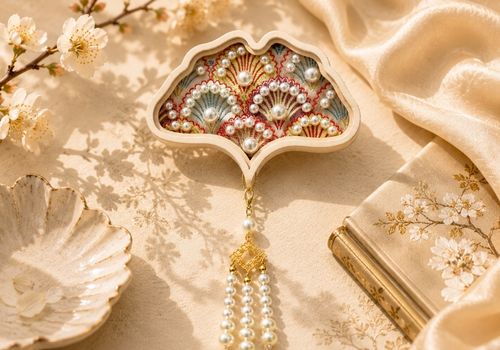 Oriental Pearl Art Magnet