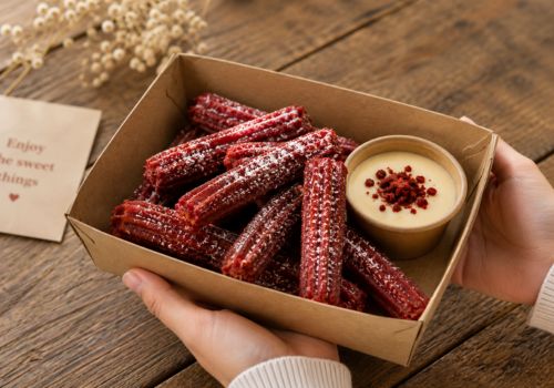 Red Velvet Churros (2) Red Velvet Churros