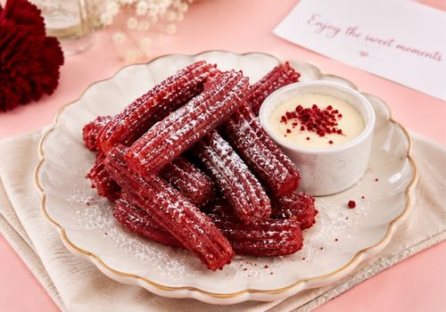 Red Velvet Churros (3) Red Velvet Churros