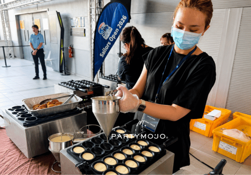 Smiley Egg Waffle Station