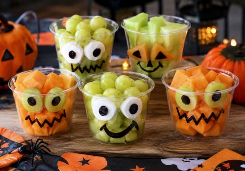 Spooky Fruit Cups