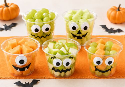 Spooky Fruit Cups