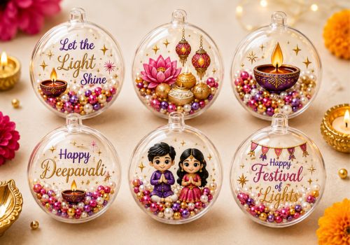 diwali shaker charm Floral Garland Making