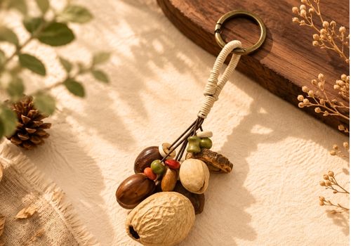 seed pod keychain