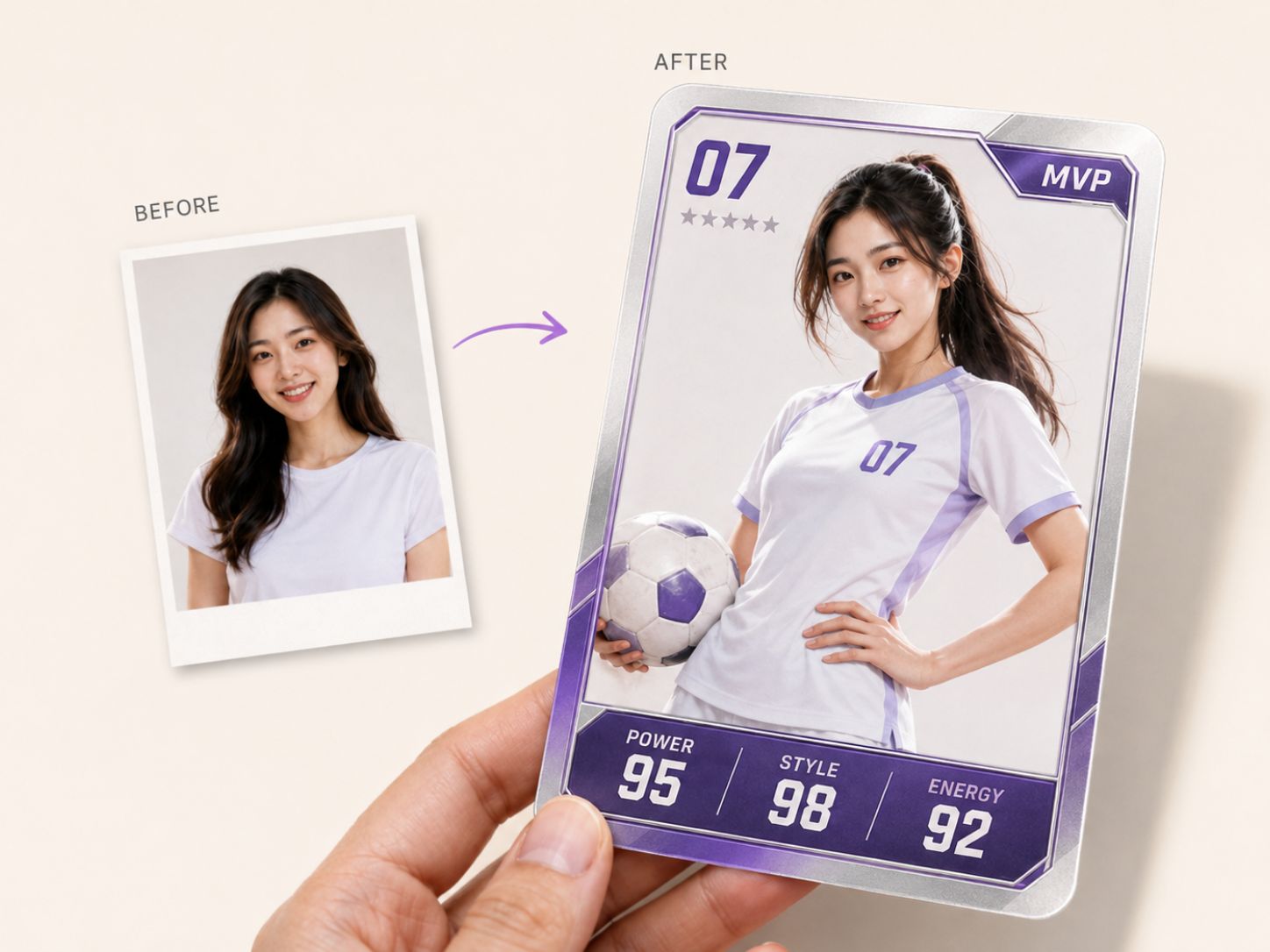 AI Trading Card Booth