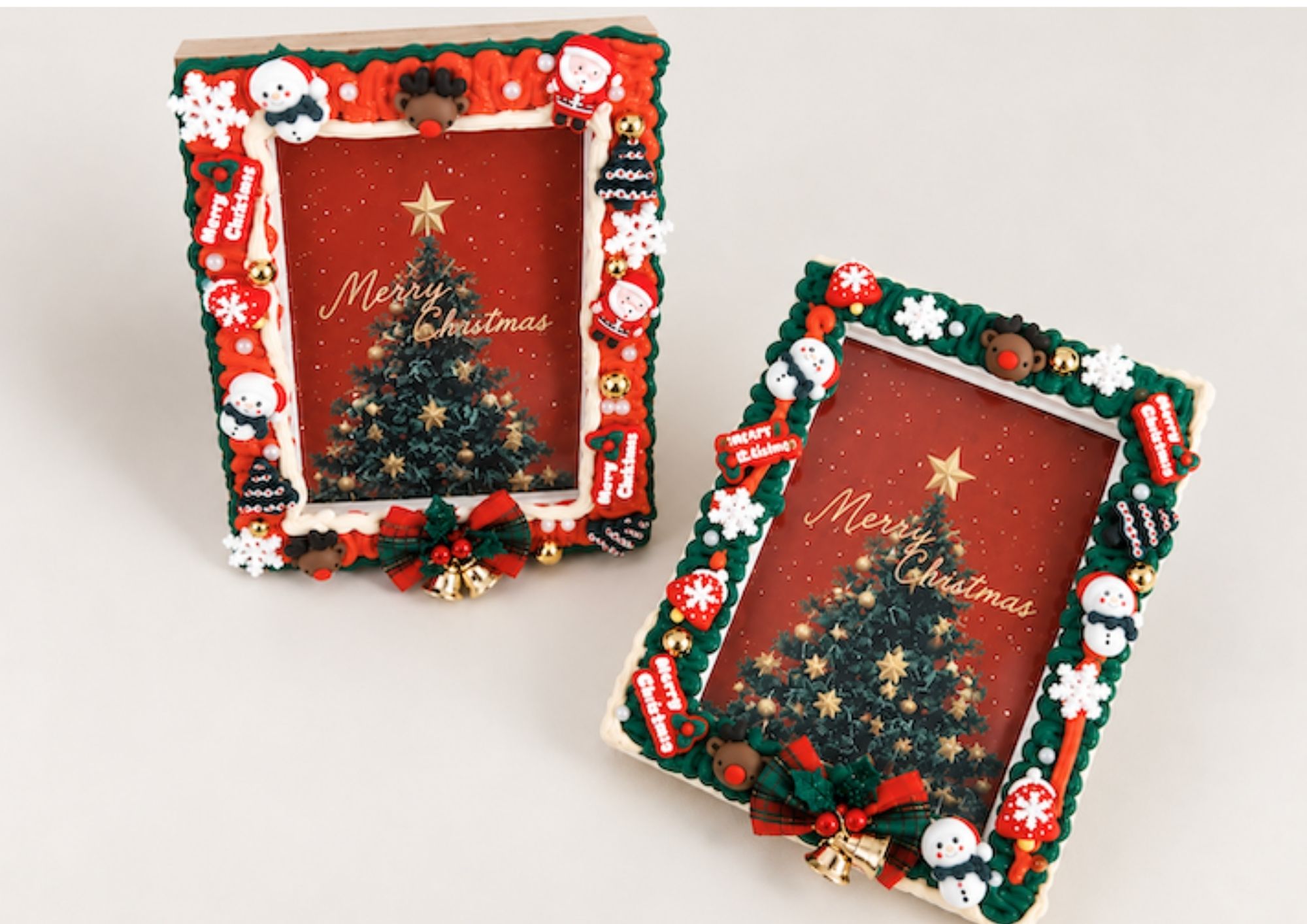 DIY x’mas Decoden Frame DIY x’mas Decoden Frame