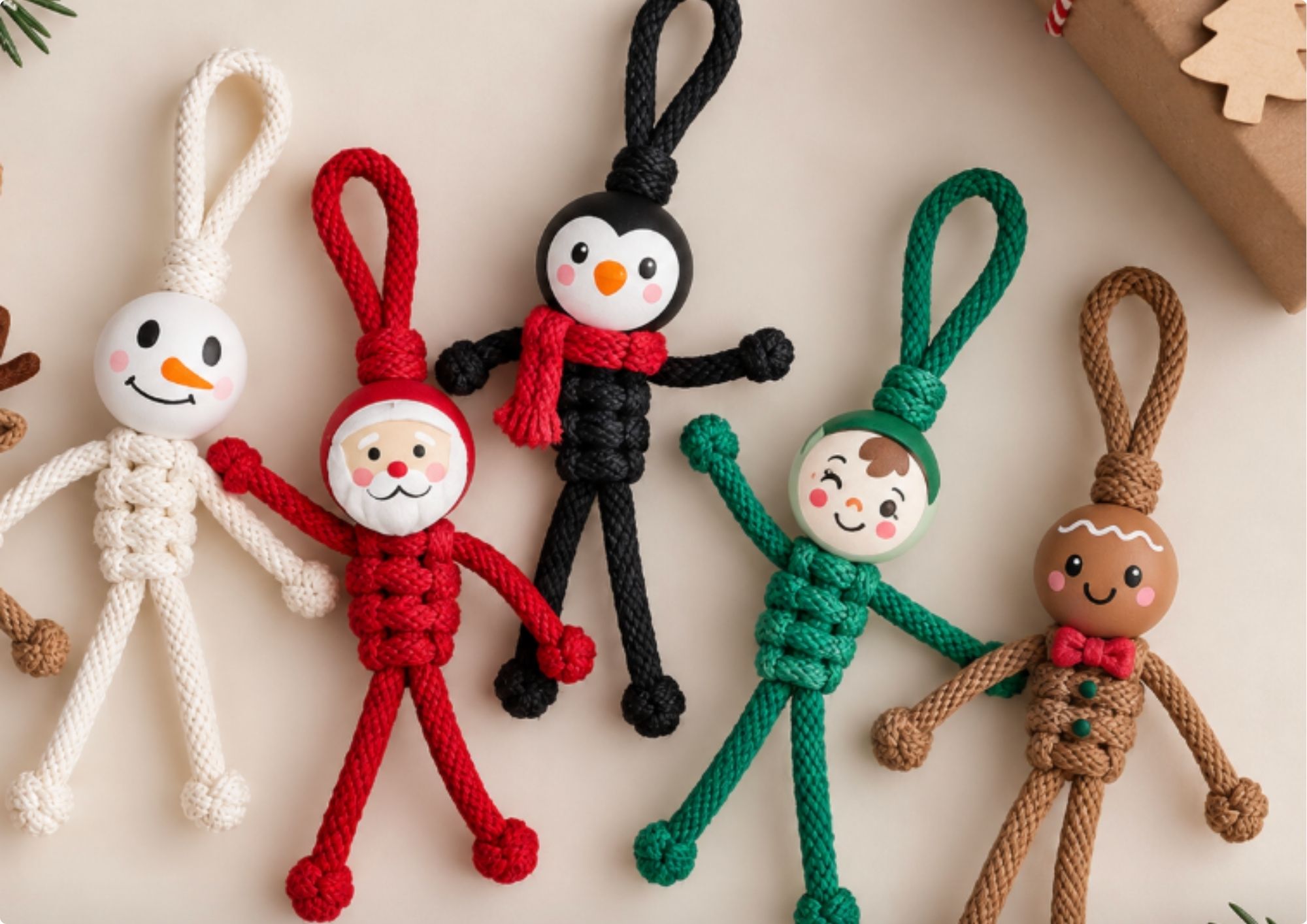 x’mas macrame charm X'mas Macrame Charm